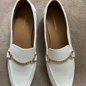 BNWT Le Château white loafers